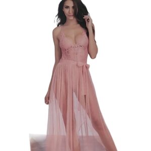 Dreamgirl | NWT Set | Color: Vintage Rose | Size: Large